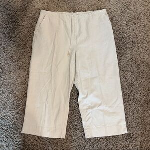 Liz Claiborne Linen Capris